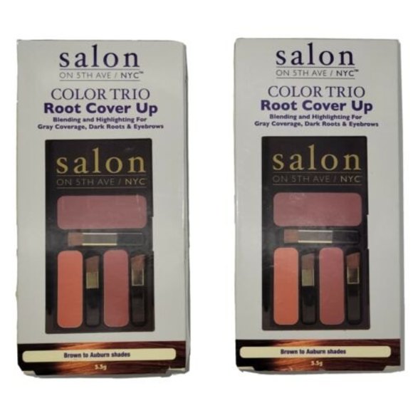 Salon on 5th Avenue Other - Lot Of 2-Salon on 5th Avenue Color Trio Root Cover Up Brown to Auburn Shades